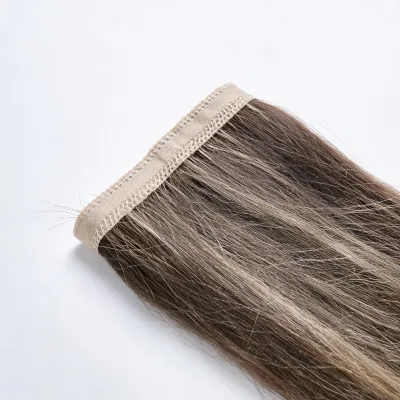hand tied weft
